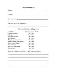 The purpose of a fact sheet is to provide a target audience with compelling information in a clear and a fact sheet can be presented on a piece of paper or digitally, and it informs people about a. Personal Fact Sheet Fill Online Printable Fillable Blank Pdffiller