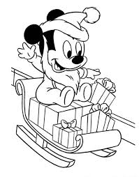 Coloriage De Noel A Imprimer Disney Bebe Mickey Luge Noel Christmasideas Kids Coloriage Mickey Coloriage A Imprimer Disney Coloriage Noel