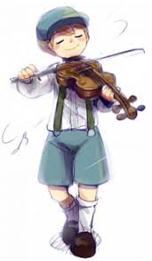 Luke Playing The Violin This Is A Very Good Piece Of Artwork Except For One Thing Luke Is Left Handed Professor Layton Layton Professor