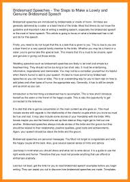 You may want to share some kind words about the groom, but it's what you say to the bride during your speech. Smart Idea Bridesmaid Wedding Speech Ideas