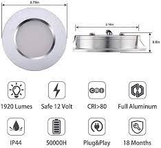 Amazonsmile Aloveco Led Rv Lights 12v Led Lights Dimmable Camper Interior Lights 3000k Ultra Thin Rv Lights Int 12v Led Lights Led Ceiling Lights Rv Lighting