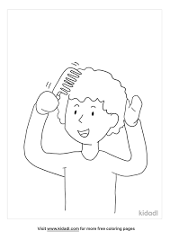 Download free printable comb coloring pages for kids online is to provide the kids to practice comb coloring easily by downloading a free comb coloring image. Combing Hair Coloring Pages Free Fashion Beauty Coloring Pages Kidadl