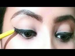 How to apply kajal in eyes having dark circles? How To Apply Kajal On Upper Eyelid Easy Trick Which No One Has Told You Beginners Youtube