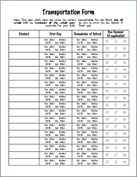 Lacy S Letters Meet The Teacher Freebies Meet The Teacher Teacher Freebies Transportation Form
