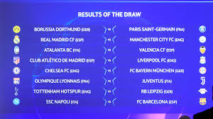 Los primeros encuentros, es decir, los partidos de ida de esta ronda, se disputarán en dos semanas. Real Madrid City Napoles Barca Atletico Liverpool Y Atalanta Valencia Rivales De Octavos Champions League Cope