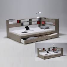 Quaidesaffaires Lit Combine 90x190 Cm Etageres Tiroir Sommier A Lattes Bois Sapin Cornimont Detsky Pokoj