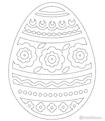 Imprimir Huevos De Pascua Para Colorear
