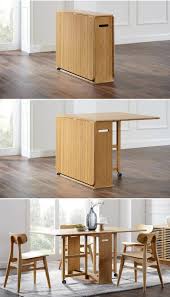Twenty Dining Tables That Work Great In Small Spaces In 2020 Dining Table Small Space Space Saving Dining Table Foldable Dining Table