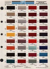1995 Ford Bronco Models Lineup Color Code Reference Guide 1995 Ford Bronco Flower Car Ford