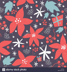 Winter Traditional Wallpaper Trendy Wrapping Stockfotos