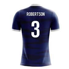 A dexter hand holding up an imperial crown proper. 2020 2021 Scotland Airo Concept Home Shirt Robertson 3