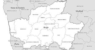 The districts of portugal (portuguese: Mapa De Portugal Distrito De Braga 1024x542