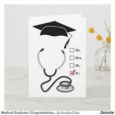 Medical Graduate Congratulations New Doctor Card Zazzle Com In 2021 Congratulations Graduate Graduation Greetings Cards