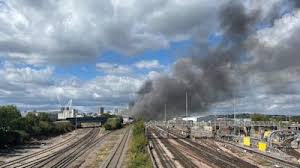 More than 100 firefighters on scene of blaze near Wembley Stadium | ITV News London — ITVX