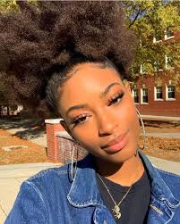 These puff hairstyles are easy hairstyles that you can make with your natural hair in 1 minute. 40 Simple Easy Natural Hairstyles For Black Women