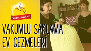 Yerden tasarruf sağlıyor ama ben sevemedim. Vakumlu Saklama Ev Gezmeleri Youtube