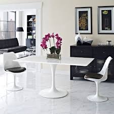 Modway Furniture Lippa 60 Inch Rectangle Dining Table In White Eei 1656 Whi Bellacor In 2020 Rectangle Dining Table Wood Rectangle Dining Table Modern Dining Table