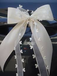 Sch0063 Antennenschleife 10 Autoschleife Hochzeit Auto Schleifen Hochzeit Autodeko Hochzeit Autoschmuck Hochzeit