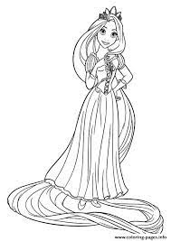Rapunzel is a fairytale disney princess with long golden hair. Rapunzel Princess Coloring Pages Printable