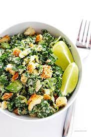Kale Caesar Salad Gimme Some Oven Recipe Kale Caesar Salad Salad Recipes Summer Salads