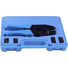 Soldering crimps not a good idea i used to do that with mogami cable or other real thin guage wire when i'm not so confused about the solder or not to solder debate, but more how to get the damn pins firmly. Rf Industries Crimp Tool Kit Crimps Rg58 59 Proflex 8 214