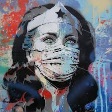 Dieses mal setzt der paint like banksy corona version handgemalt from www.kasuwacdn.de. Hommage Au Personnal Medical Nurse Art Medical Art Graffiti Art
