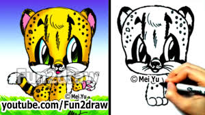 This week i have some tips on drawing a realistic cheetah in graphite. How To Draw Animals How To Draw A Baby Cheetah Cute Art Fun2draw Online Cartoon Lessons Youtube