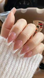 Pin By Vanessa On Unhas French Acrylic Nails French Tip Acrylic Nails Long Acrylic Nails