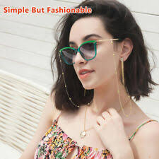 Las mejores ofertas en Los titulares de Gafas de sol de oro/Cordones para  De mujer