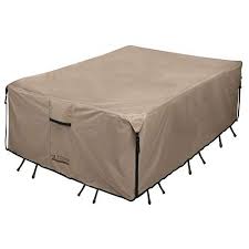 Ultcover Rectangular Patio Heavy Duty Table Cover 600d Tough Canvas Waterproof O In 2020 Outdoor Furniture Covers Patio Furniture Covers Waterproof Outdoor Furniture