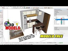 Kitchendraw es un excelente herramienta especialmente dirigida a los profesionales del diseño y decoración de cocinas que también puede resultar interesante para quienes acaben de comprar una casa o estén pensando hacer reformas. Modelo Mini Cocina Integral Moderna 5 En 3d Componente Sketc Descarga Free Youtube En 2020 Mini Cocina Cocinas Integrales Cocinas Integrales Modernas