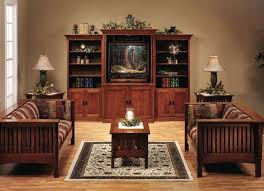 Mission Style Living Room Furniture Design With Vintage Interior Color Mission Style Living Room Furniture Mission Style Furniture Furniture Design Living Room