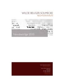 Also informierte er seine abnehmer und regte an, schnellstmöglich eine vorbeugende unterlassungserklärung abzugeben, um einer abmahnung und den damit verbundenen kosten zuvor zu kommen. Newsbeitrage 2010 Wilde Beuger Solmecke Rechtsanwalte