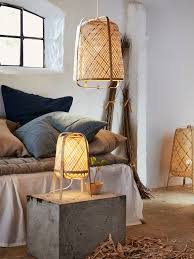 Knixhult Bordslampa Bambu Ikea In 2020 Rattan Lamp Bamboo Lamp Ikea