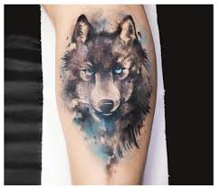 Blue Eyed Wolf Wolf Tattoos Wolf Tattoo Tattoos