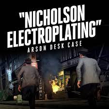 What a way to start a case. L A Noire Nicholson Electroplating Arson Desk Case 2011 Mobygames