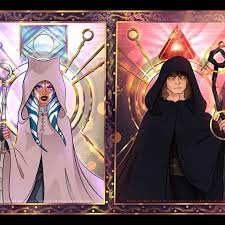 Au Inspired By Rosaapaints This Was Sooooo Much Fun Drawing From The Holocrons To The Cool Designs Ahso Star Wars Drawings Star Wars Poster Star Wars Ahsoka