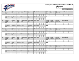 Fastpitch softball tryout softball player evaluation form. Resources Training Legends