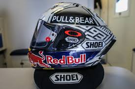 As safety always comes first, helmets are highly customisable: Headlong Shoei In Motogp On Track Off Road Magazine