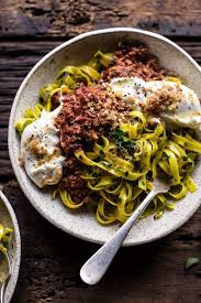 Chorizo Bolognese Pasta With Sourdough Pangrattato Burrata Half Baked Harvest Recipe Gordon Ramsay Recipe Gordon Ramsey Recipes Pasta Dishes