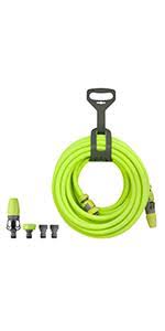 Anyone can use it, thanks to its lightweight design that makes carrying it seamlessly. Amazon Com Flexzilla Garden Hose With Swivelgrip 5 8 In X 50 Ft Heavy Duty Lightweight Drinking Water Safe Hfzg550yws Packaging May Vary Garden Outdoor