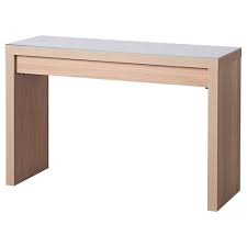 I have just received my ikea micke drawer and am extremely frustrated to find that it is missing at least 3 key parts: Malm Coiffeuse Blanc 120x41 Cm Ikea Malm Dressing Table Glass Shelves Decor Glass Shelves In Bathroom