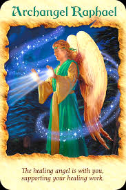 Raphael, great prince of heaven, known for your gifts of wisdom, healing and grace. Archangel Raphael Archangel Oracle