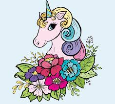 Find & download free graphic resources for flower unicorn. Lady Unicorn With Flowers Clipart World
