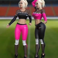 Nike Sports Outfit G8F/G8.1F - Daz Content by CR8
