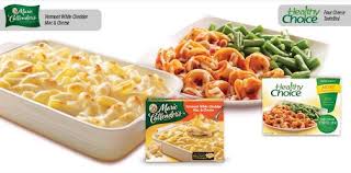 Great tasting frozen dinner, almost as good as home made.doesnt taste like a frozen meal at all.and that is a plus when it comes to frozen entree. Marie Callender S And Healthy Choice Frozen Food Club
