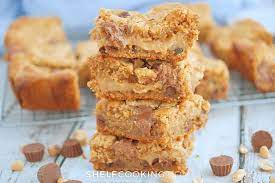 Ooey Gooey Bars The Best Easy Dessert Recipe Shelf Cooking Recipe In 2021 Christmas Food Desserts Best Easy Dessert Recipes Dessert Recipes