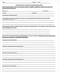Recently, a writer i met through one of my existing clients asked me if i had any tips for someone on how to get started on writing a book. Free 8 Sample Book Report Forms In Pdf Ms Word