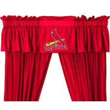Check spelling or type a new query. Mlb St Louis Cardinals 5pc Long Curtain Drapes Valance Set