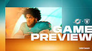Game Preview: Miami Dolphins at Las Vegas Raiders